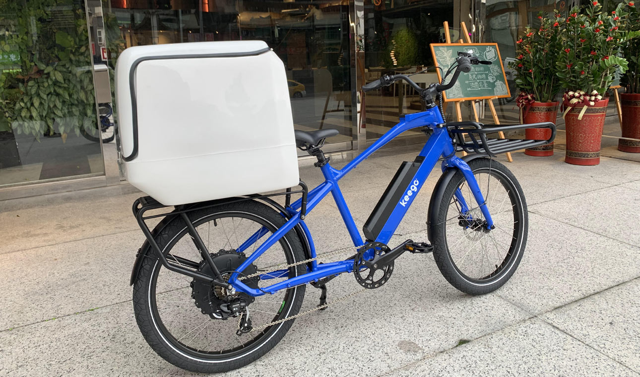 Keego Delivery Bike With Rear Box