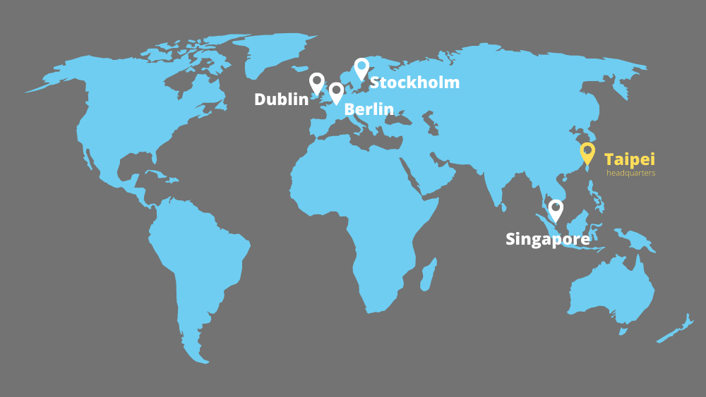 Where To Find Keego Mobility - Taipei Headquarters, Singapore, Stockholm, Dublin and Berlin