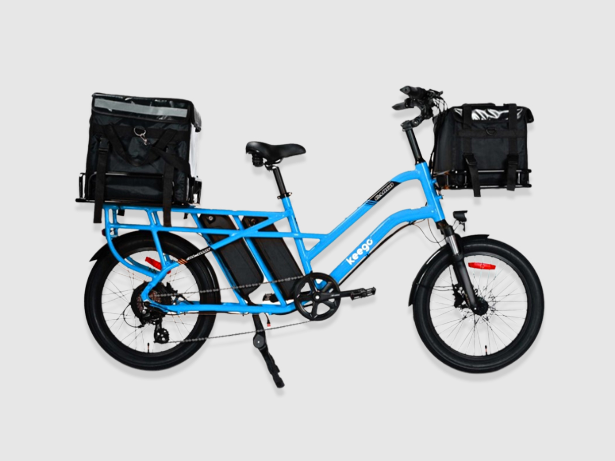 KG4 Ultimate Delivery Ebike - Blue - Keego Mobility