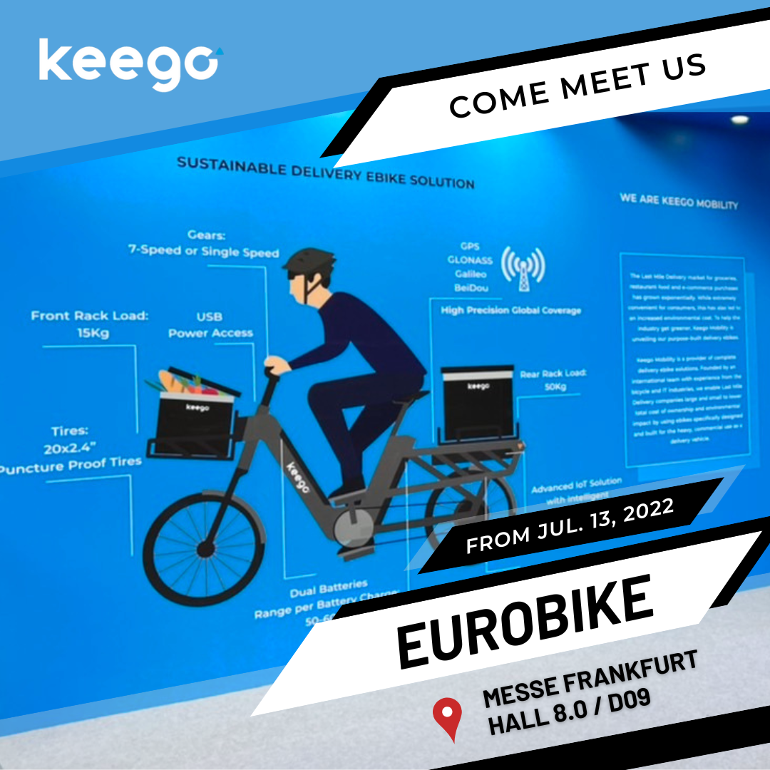 Keego attending 2022 Eurobike with KG4