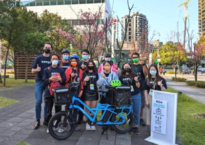 Couriers in Taiwan have fun at KG4 Test Drive