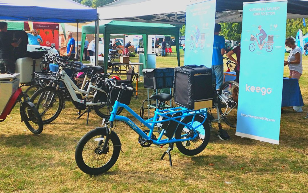 Keego Delivery Ebike Test Rides at Eco-Festival