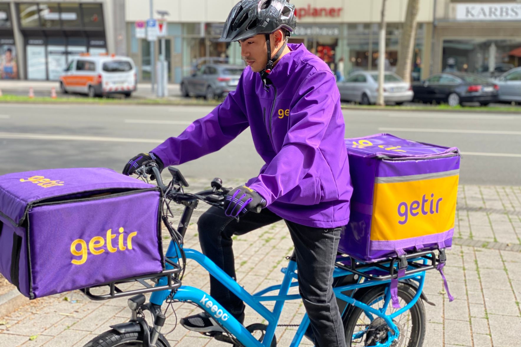 Getir Courier Diabier rides KG4 - Keego Mobility