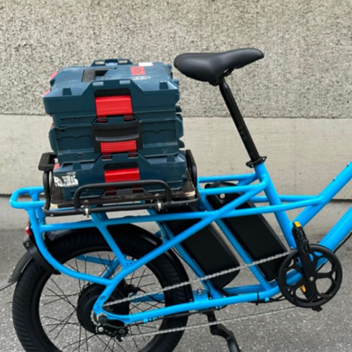 Keego Mobility KG4 with Cyklande Rörmokaren's plumbing toolbox - Keego Mobility